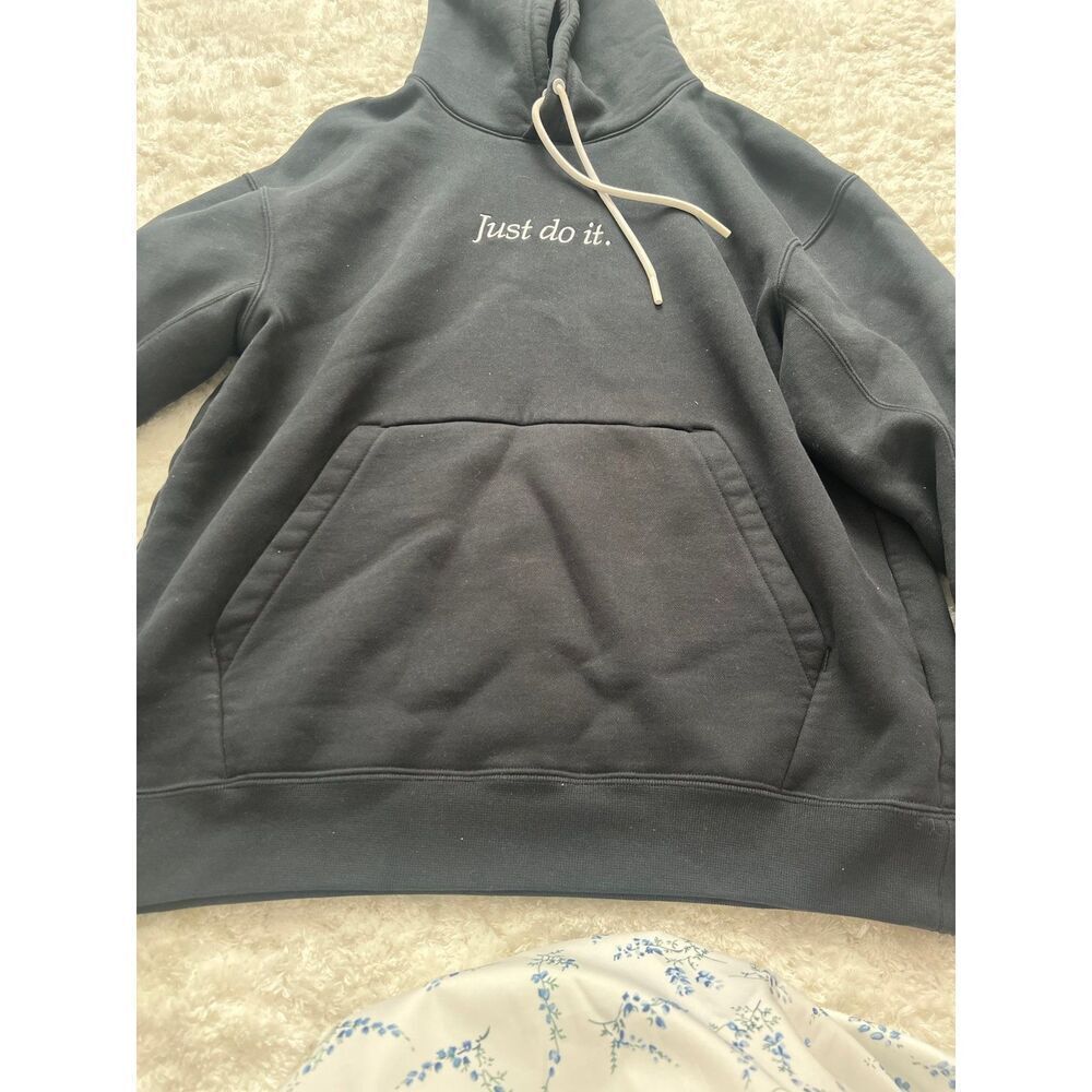 Nike Hoodie Black “Just Do It” size S - Picture 1 of 5